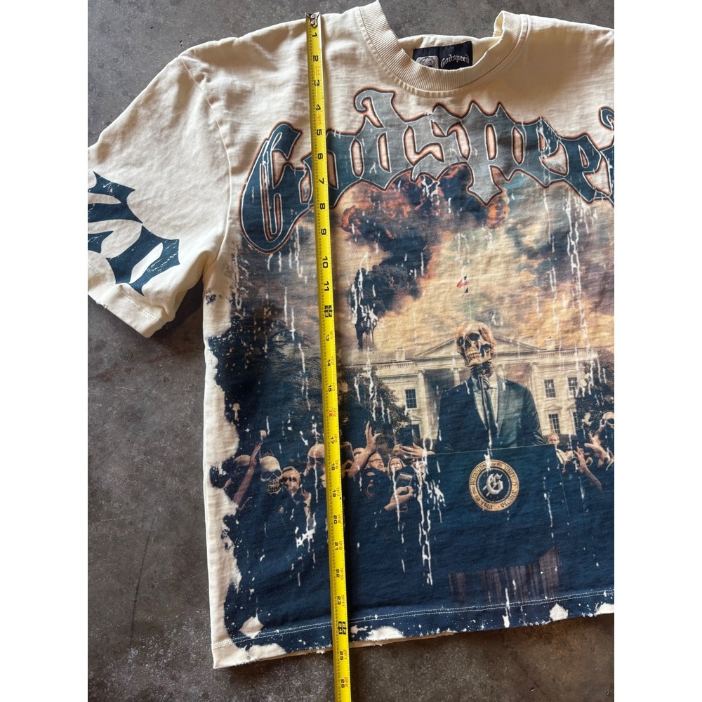 Godspeed Rarity Collection MMXXIV Limited Skeleton White House Graphic TShirt XS - Picture 7 of 7